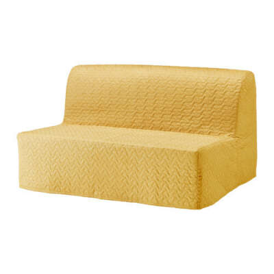 ЛИКСЕЛЕ ХОВЕТ Диван-кровать 2-местный - Валларум желтый, - - IKEA