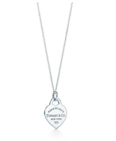 простите, но: Подвеска-жетон Return to Tiffany™ в форме сердца