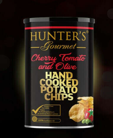 Чипсы Hunter`s Gourmet Черри и Оливки 150 гр