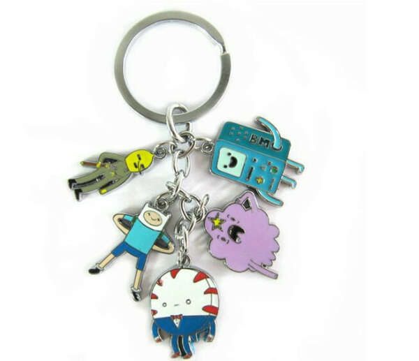 Adventure time movie Cartoon metal keychain