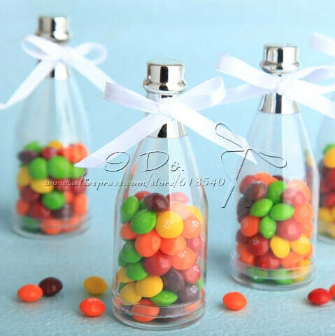 Free Shipping Champagne Bottle Favor Holder For Wedding Party   Set of 12-in Event & Party Supplies from Home & Garden on Aliexpress.com