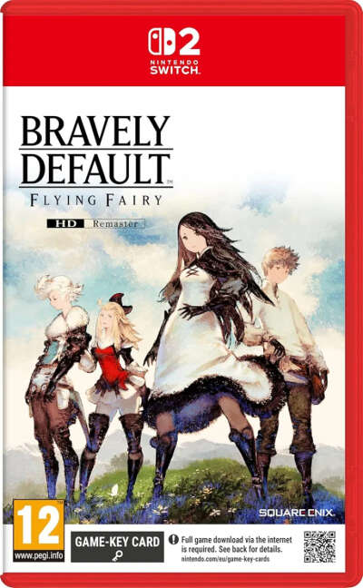 Bravely Default: Flying Fairy HD Remaster Game Key Cart for Nintendo Switch 2