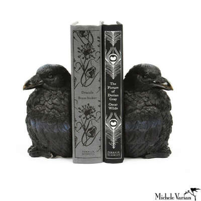 Michele Varian Shop - Raven Bookends