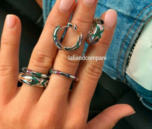 Серебряные серьги