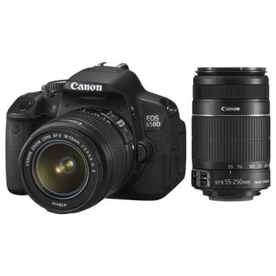 Canon EOS650D+1855ISII+55250ISII
