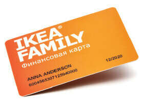 Финансовая карта IKEA FAMILY