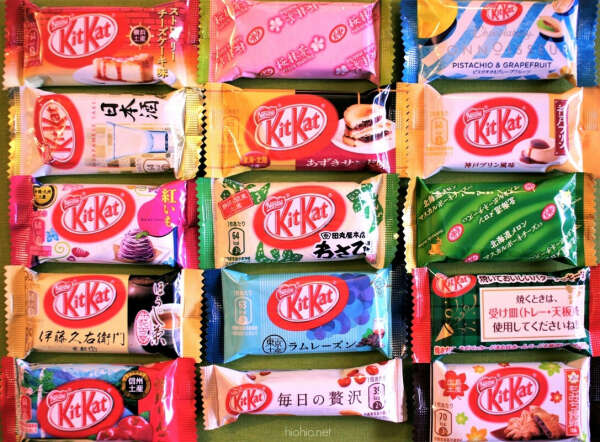 Попробовать японские KitKat