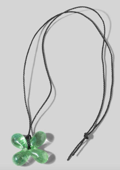 Кулон Glass Flower Green (любой цвет)