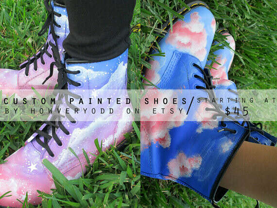 Custom Hand Painted Shoes