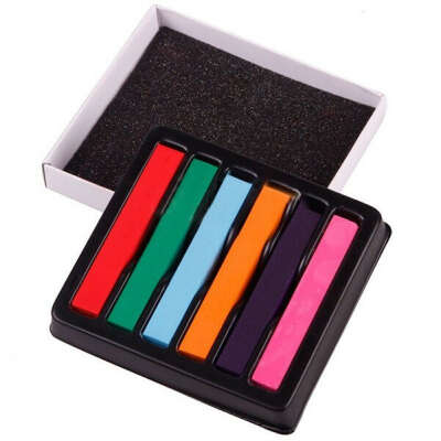 Мелки для волос Hair Chalk 6 цветов