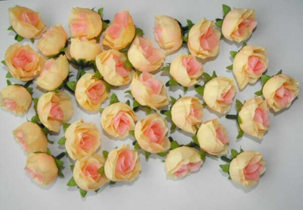 100 Yellow red core Silk flower head rose wedding decoration Free Shipping-in Rose Petals from Apparel & Accessories on Aliexpress.com