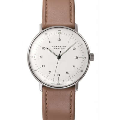 Max Bill mécanique 34 mm blanche chiffres