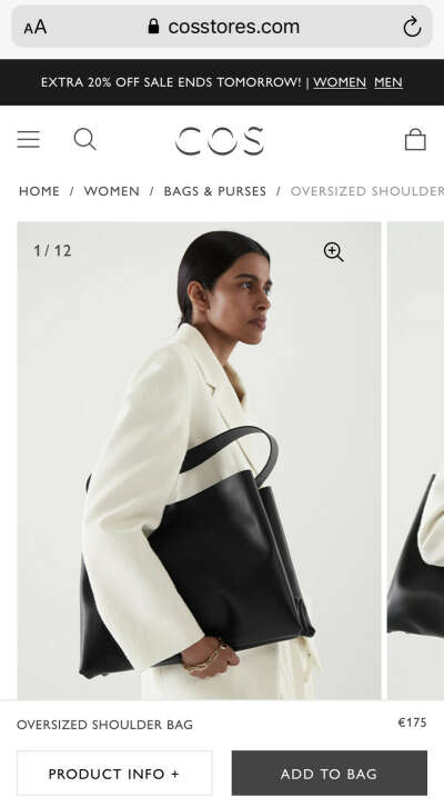 OVERSIZED SHOULDER BAG