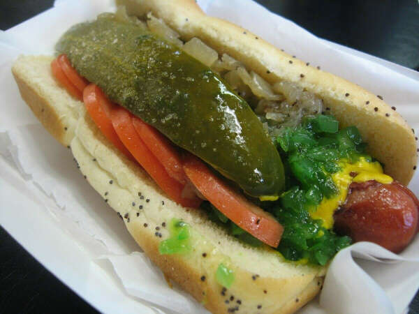 Have a Chicago hot dog