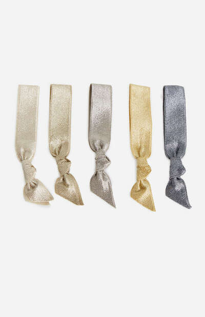 DailyLook: Emi Jay Metallic Hair Tie Collection