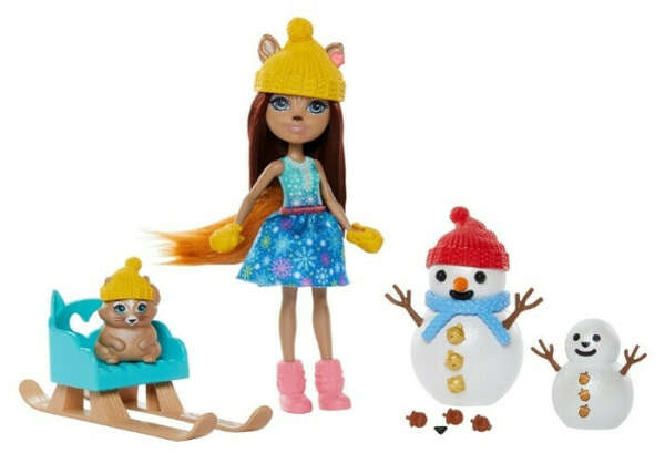 Игровой набор Enchantimals Встреча со снеговиком, GNP16
