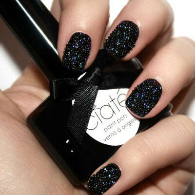 Black Pearls Caviar Manicure by Ciaté