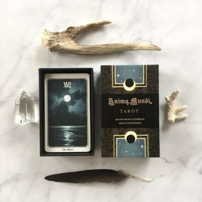 The Anima Mundi tarot deck, 78 card deck with guide book, nature deck, occult divination cards, major and minor arcana