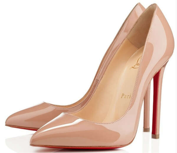 Туфли Christian Louboutin Pigalle бежевые