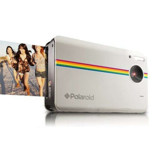 Polaroid 10-Megapixel Instant Print Digital Camera Z2300W with ZINK Zero Ink Printing Technology, White
