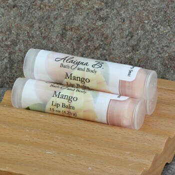 Mango Flavored Lip Balm with Mango and Cocoa Butters Item Id: LB-Mango