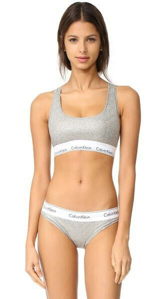 Calvin Klein Underwear                                                      Современный хлопковый бюстгальтер без косточек