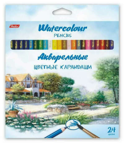 Карандаши цв. акварельные 24цв.