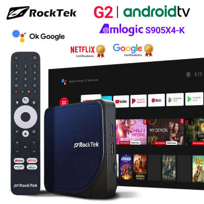 VONTAR RockTek G2 4K Android TV приставка на AliExpress