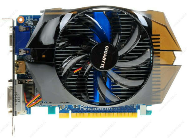 Видеокарта PCI-E Gigabyte GeForce GTX 650 Ti 1024MB 128bit GDDR5