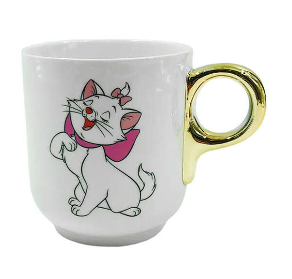 BB Designs Disney Aristocats Marie Because I'm a Lady Mug, Golden,white : Amazon.co.uk: Home & Kitchen