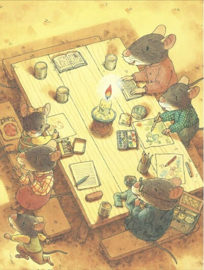 Книжки из серии 14 лесных мышей