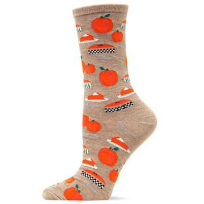 Hot Sox Originals Pumpkin Pie Crew Trouser Sock