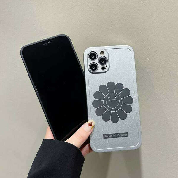 iPhone 13pro/13promax スマホケース カイカイキキ 全面保護 Murakami Sunflower アイホン12保護ケース シリコン アイフォーン11 ブランド 保護ケース