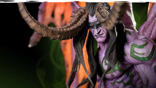 World of Warcraft Illidan Statue