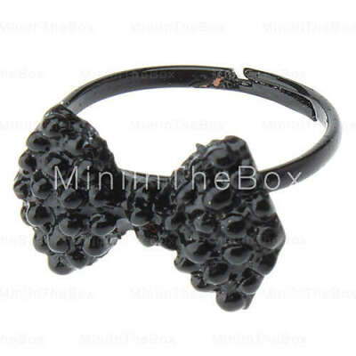 [EUR € 0.91]  - Retro Black Ring Лук Drill