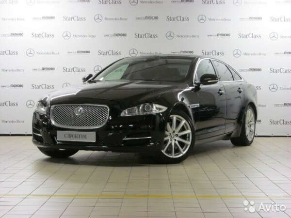 чёрный Jaguar XJ, 2011, с пробегом