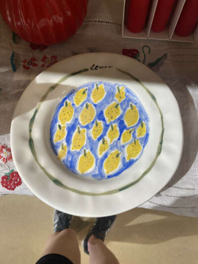 Тарелка «Лимон» Glinka Ceramics