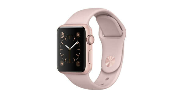 Apple Watch - Rose Gold Aluminum Case with Pink Sand Sport Band