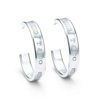 Серьги Tiffany & Co 1837 Hoop Ear Rings (0217)
