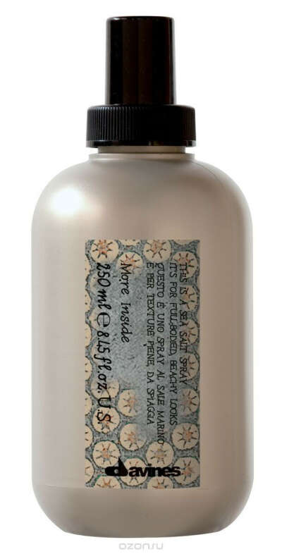 Davines Спрей с морской солью для объемных свободных укладок More Inside Sea Salt Spray, 250 мл