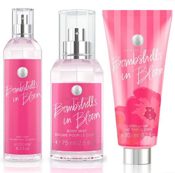 Bombshells in Bloom Victoria Secret collection
