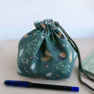 Forest Dice Bag (with pockets)