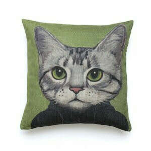 Подушка Cat Portrait Kid