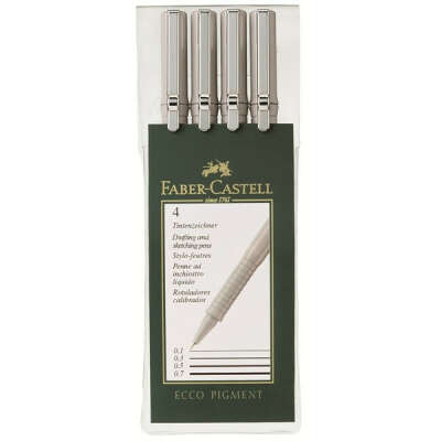 Fibre-tip pen ECCO PIGMENT 0.1/0.3/0.5/0.7 mm        (#166004)