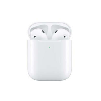 Наушники Apple AirPods 2 (с беспроводным зарядным футляром) MRXJ2 — купить по выгодной цене на Яндекс.Маркете