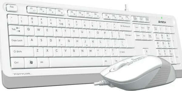 Комплект клавиатура и мышь проводной A4Tech Fstyler F1010