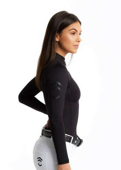 SS18 Black Technical Stretch Base Layer