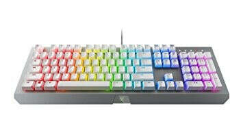 razer chroma blackwidow x mercury white