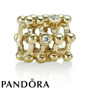 Pandora 14ct Matrix Charm
