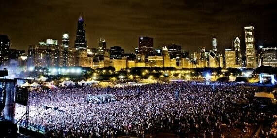 Lollapaloosa в Чикаго США